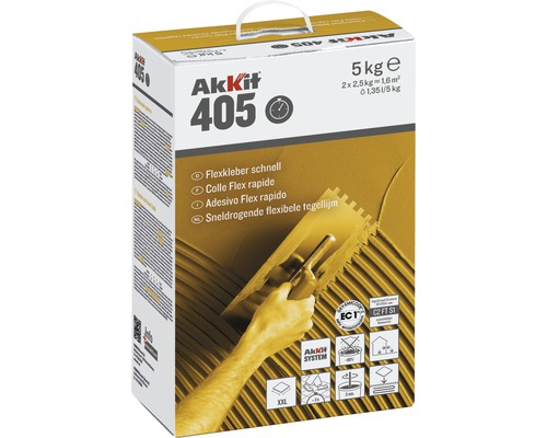 Colle flexible rapide Akkit 405 C2 FT S1 5 kg