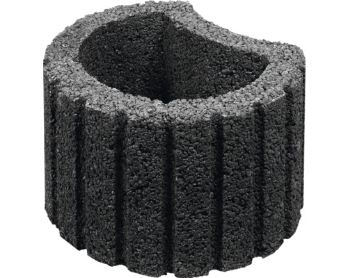 Muret floral de soutènement LusoFlor® anthracite 30x25x20 cm Muret floral de soutènement LusoFlor® anthracite 30x25x20 cm