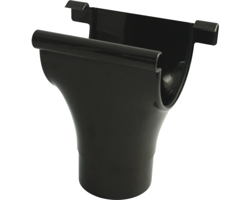 Marley Rinnenstutzen Kunststoff rund schokoladenbraun RAL 8017 NW 125/105 mm Dachrinnenstutzen aus Kunststoff
