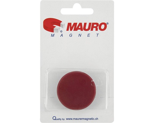 Punaise magnétique Ø 36 mm rouge