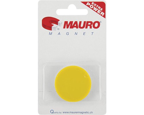 Punaise magnétique jaune Ø 36 mm 1 pièces