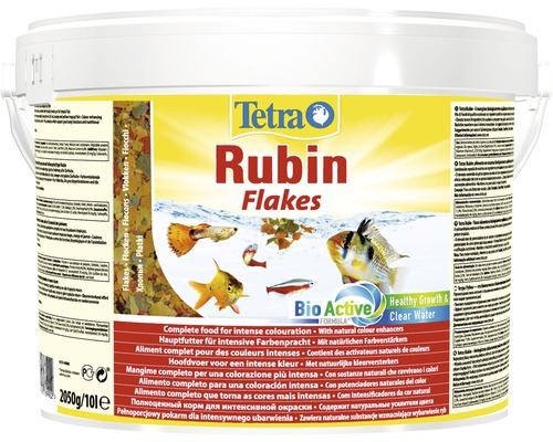Nourriture pour poissons Tetra Rubin Flakes en seau