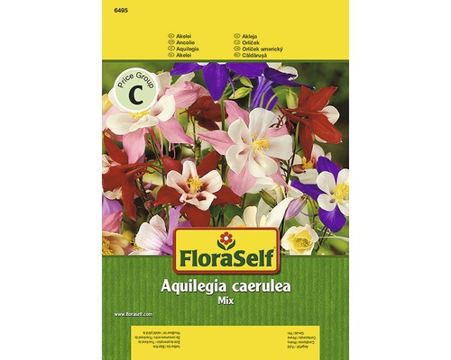 Akelei Aquilegia caerulea FloraSelf Samenfestes Saatgut Blumensamen
