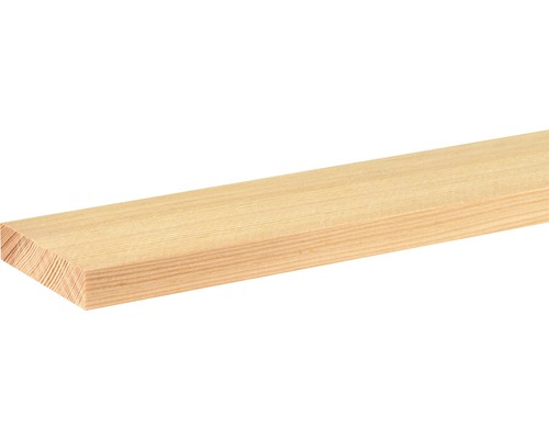 Moulure plate en mélèze brut 12,5x58,5x2000 mm Planche en bois de conifère