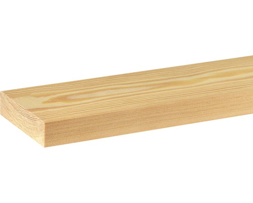 Moulure plate en mélèze brut 18,7x79,7x2000 mm Planche en bois d''épicéa