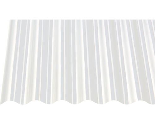 Plaque translucide en plastique