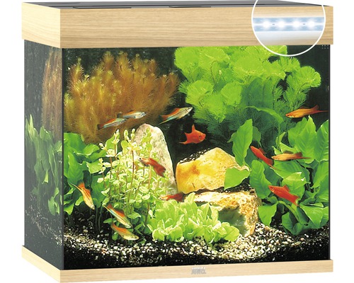Aquarium Juwel Lido 120 LED sans meuble bas bois clair