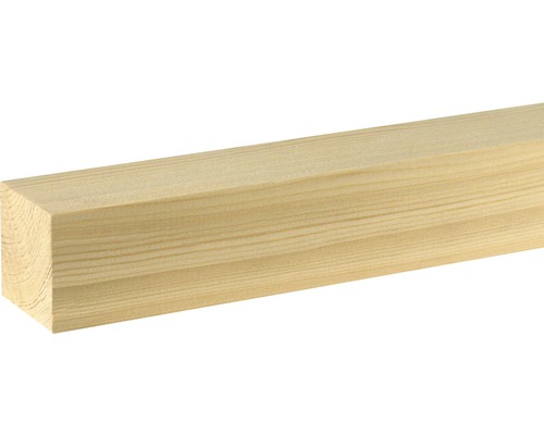 Moulure carrée en mélèze brut 39,5x39,5x2000 mm Poutre en bois