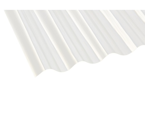 Plaque ondulée Gutta polyester sinus 130/30 naturel 1250 x 1000 x 1,4 mm