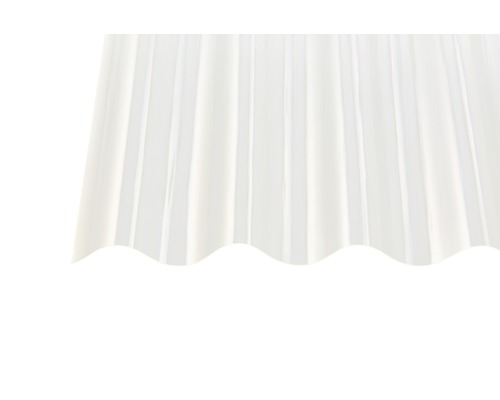 Plaque ondulée en plastique