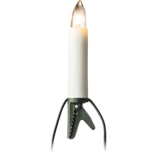 Weihnachtsbaumkerze mit Clip zur Befestigung