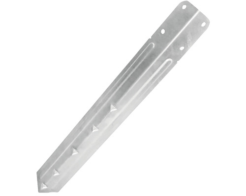 Zaunpfosten aus Metall mit Spitze und Löchern
