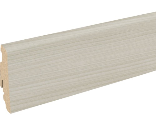 Plinthe SKANDOR cerisier blanc FOFA172 FU60L 19 x 58 x 2400 mm Plinthe avec grain de bois