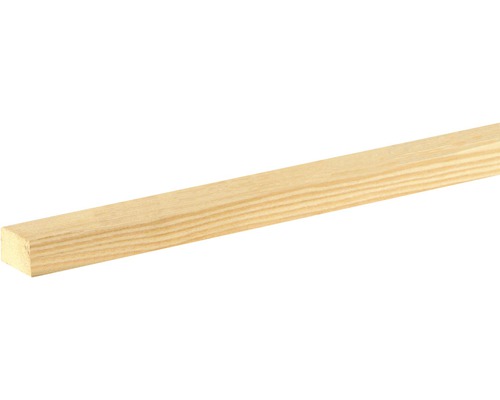 Flachleiste Lärche roh 12,5x18,7x1000mm Holzleiste aus Fichte