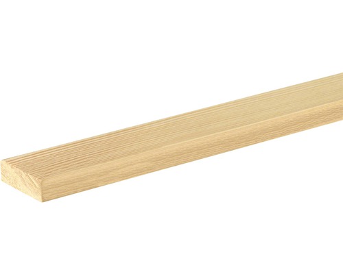 Moulure plate en mélèze brut 12,5x39,5x1000 mm Baguette en bois
