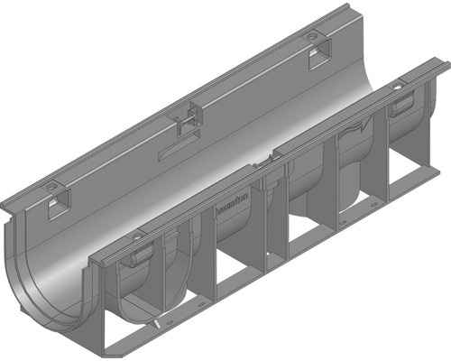 Caniveauxpartie inférieure type 0105 en PP Hauraton RecyfixStandard 100 500x150x134 mm