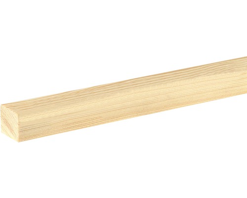 Moulure plate en mélèze brut 18,7x22x1000 mm Baguette en bois d''épicéa