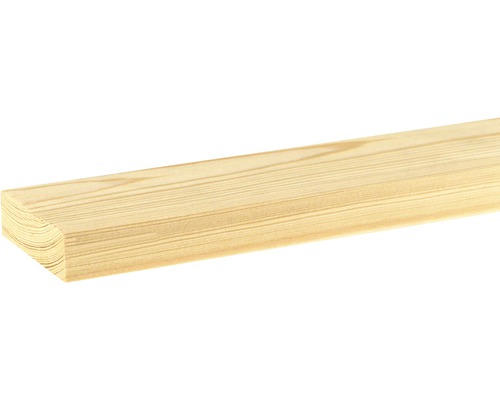 Moulure plate en mélèze brut 18,7x58,5x1000 mm Tasseau en bois