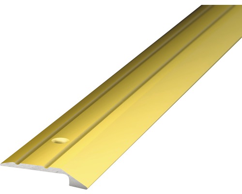 Prinz Abschlussprofil Alu gold gelocht 30 x 1000 mm Metall-Übergangsprofil für Bodenbeläge