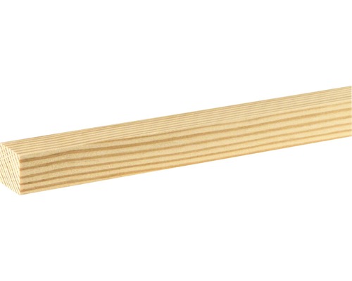 Moulure plate en mélèze brut 19,3x19,7x1000 mm Tasseau en bois de conifère