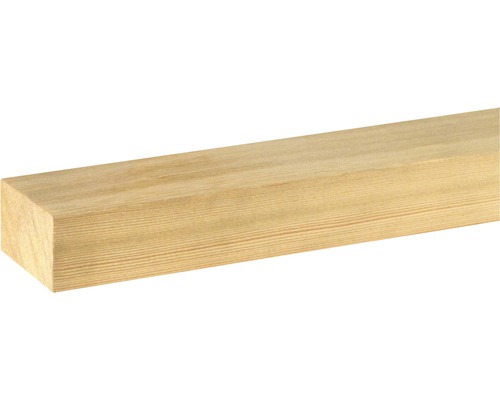 Moulure plate en mélèze brut 28x49,7x1000 mm Madrier en bois