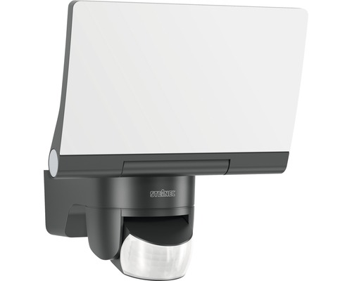 Steinel Projecteur LED à détecteur 13,7 W 1550 lm 3000 K XLED Home 2 S graphite Projecteur LED Steinel avec détecteur de mouvement pour l''extérieur