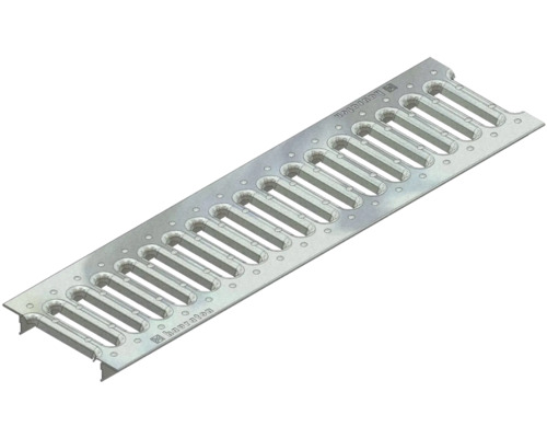 Grille de serrage nervurée RECYFIX STANDARD longueur : 0.5 m couleur argent