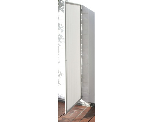 Brise-vue de balcon Paravent 1 pièce 0,7 x 1,7 m, en PES hydrofuge et coupe-vent, gris argent Brise-vue de balcon Paravent 1 pièce 0,7 x 1,7 m, en PES hydrofuge et coupe-vent, gris argent