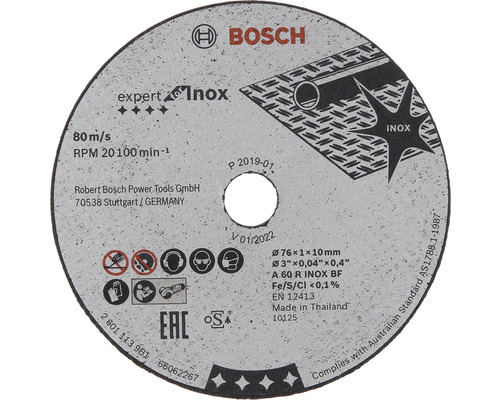 Bosch Trennscheibe Inox für GWS12V 5 Stück