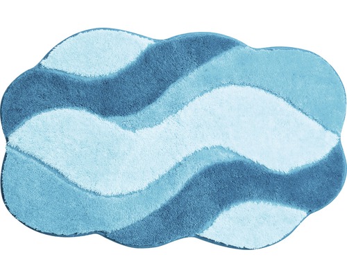Tapis de bain CARMEN 60x100 cm bleu multicolore