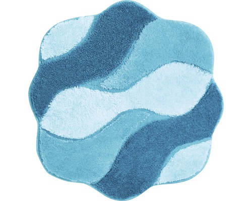 Tapis de bain CARMEN 60x60 cm bleu multicolore