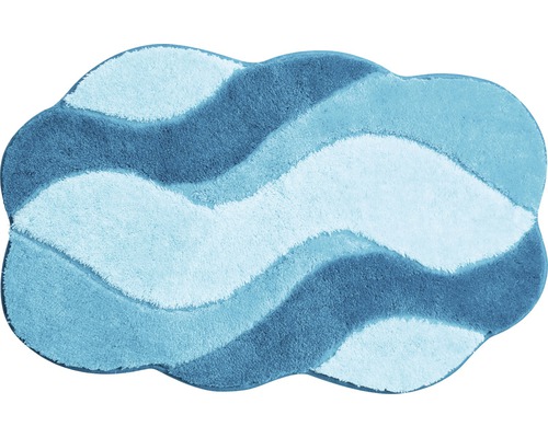 Tapis de bain CARMEN 80x140 cm bleu multicolore