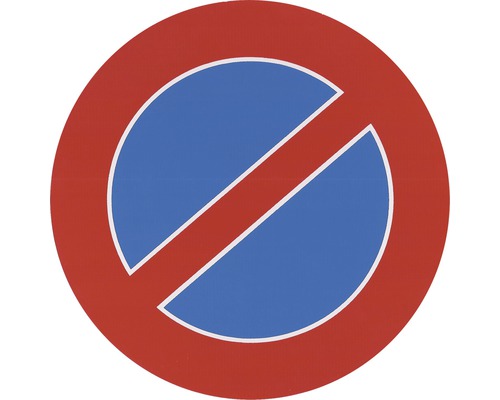 Plaque d'avertissement Stationnement interdit 152x152 mm