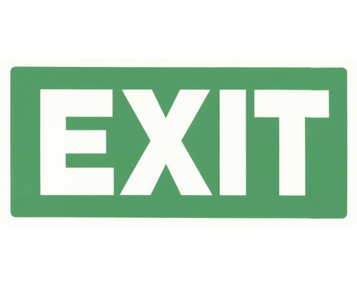 Hinweisschild Exit 315x150 mm