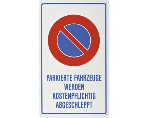 Plaque d'avertissement Stationnement interdit prive 330x95 mm - HORNBACH