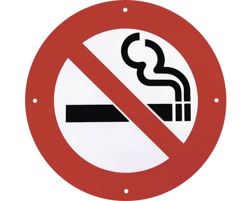 Panneau signalétique Interdiction de fumer ø 160 mm