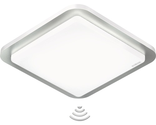 Quadratische Deckenleuchte mit Bewegungsmelder