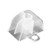 Gutta Abstandshalter Sinus 76/30 für Bitumenwellplatten transparent Pack = 100 St-thumb-1