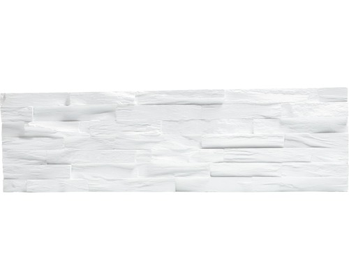 Panneau mural en mousse PSE Rebel of Styles UltraLight Benevento blanc 57.4x18.7x2.5 cm