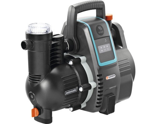 Gardena Hauswasserwerk mit Tragegriff und Digitalanzeige