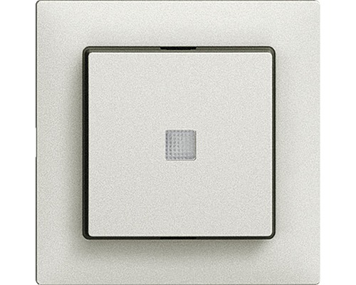 Kit de recouvrement Edizio Due pour bouton poussoir SCH0 gris clair éclairé