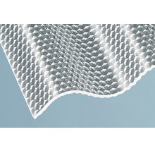 Gutta Acryl Wellplatte Sinus 76/18 Wabenstruktur glasklar schlagzäh 5650 x 1045 x 3 mm-thumb-4