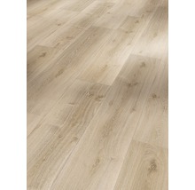 Sol vinyle chêne royal clair cérusé plancher de maison de campagne liaison clipsée 1207 x 216 x 9.4 mm