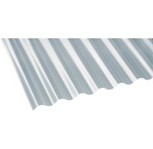 Gutta Acryl Wellplatte Sinus 76/18 Wabenstruktur glasklar schlagzäh 3400 x 1045 x 3 mm-thumb-2