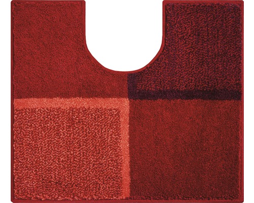 Tapis de bain DIVISO 50x60 cm avec découpe rouge rubis