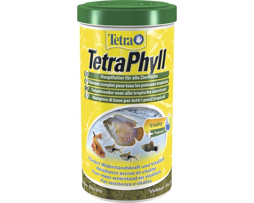 Tetra TetraPhyll Aliment complet pour poissons tropicaux
