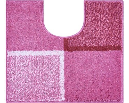 Tapis de bain DIVISO 50x60 cm avec découpe rose rose vif
