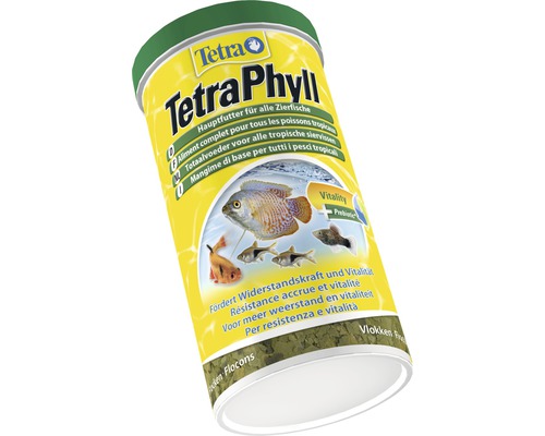 Tetra TetraPhyll Aliment complet pour tous les poissons tropicaux