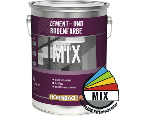 HORNBACH Zementfarbe Bodenfarbe im Wunschfarbton mischen lassen 5 l Base C
