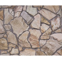 Papier peint intissé 9273-16 Best of Wood'n Stone pierre marron